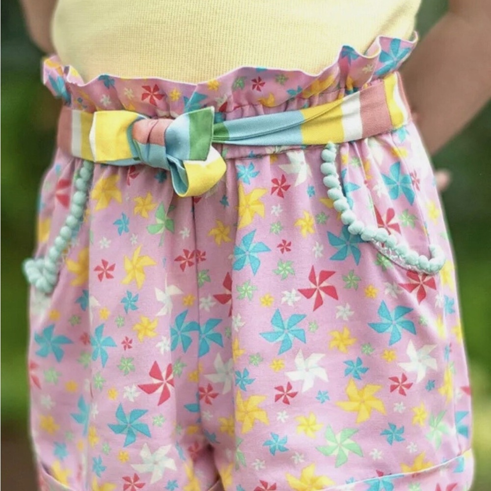 Matilda Jane Pink Floral Kids Shorts